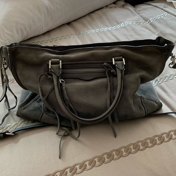 Rebecca Minkoff Regan bag blue suede - Picture 2 of 7